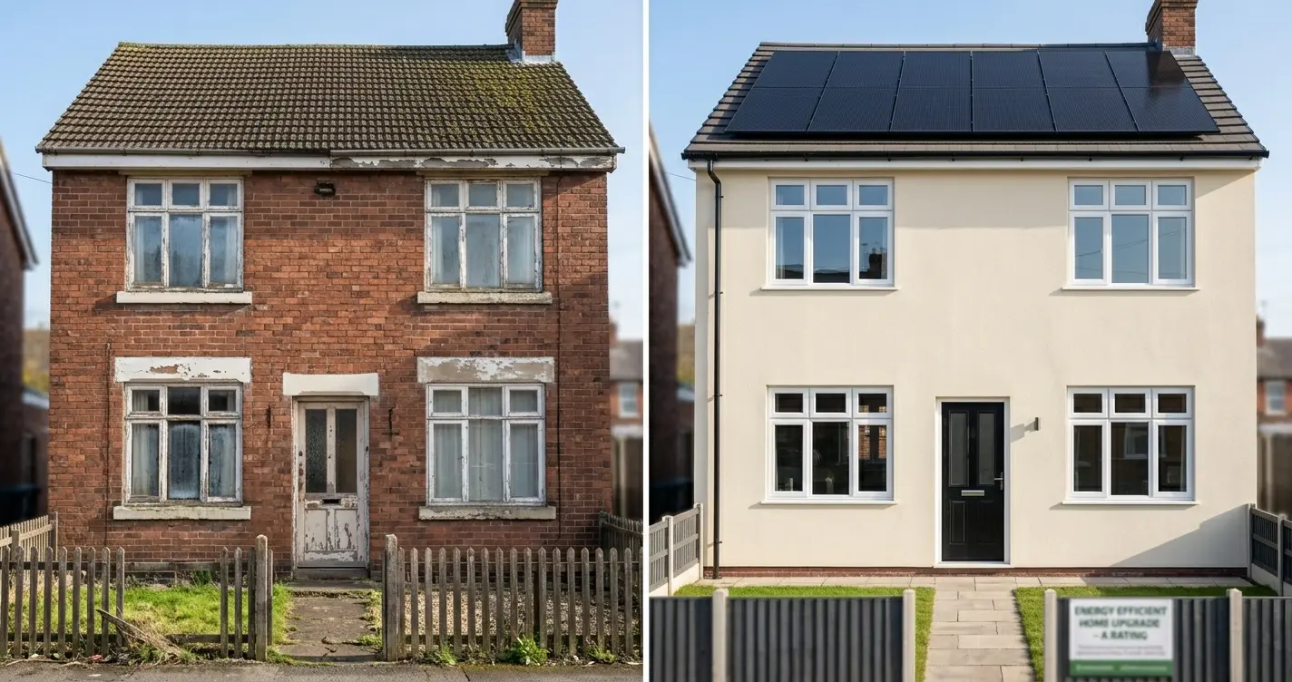 Before and after EPC improvement